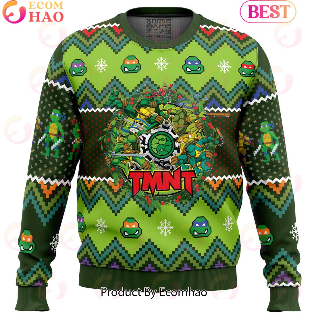 Teenage Mutant Ninja Turtles Ugly Christmas Sweater