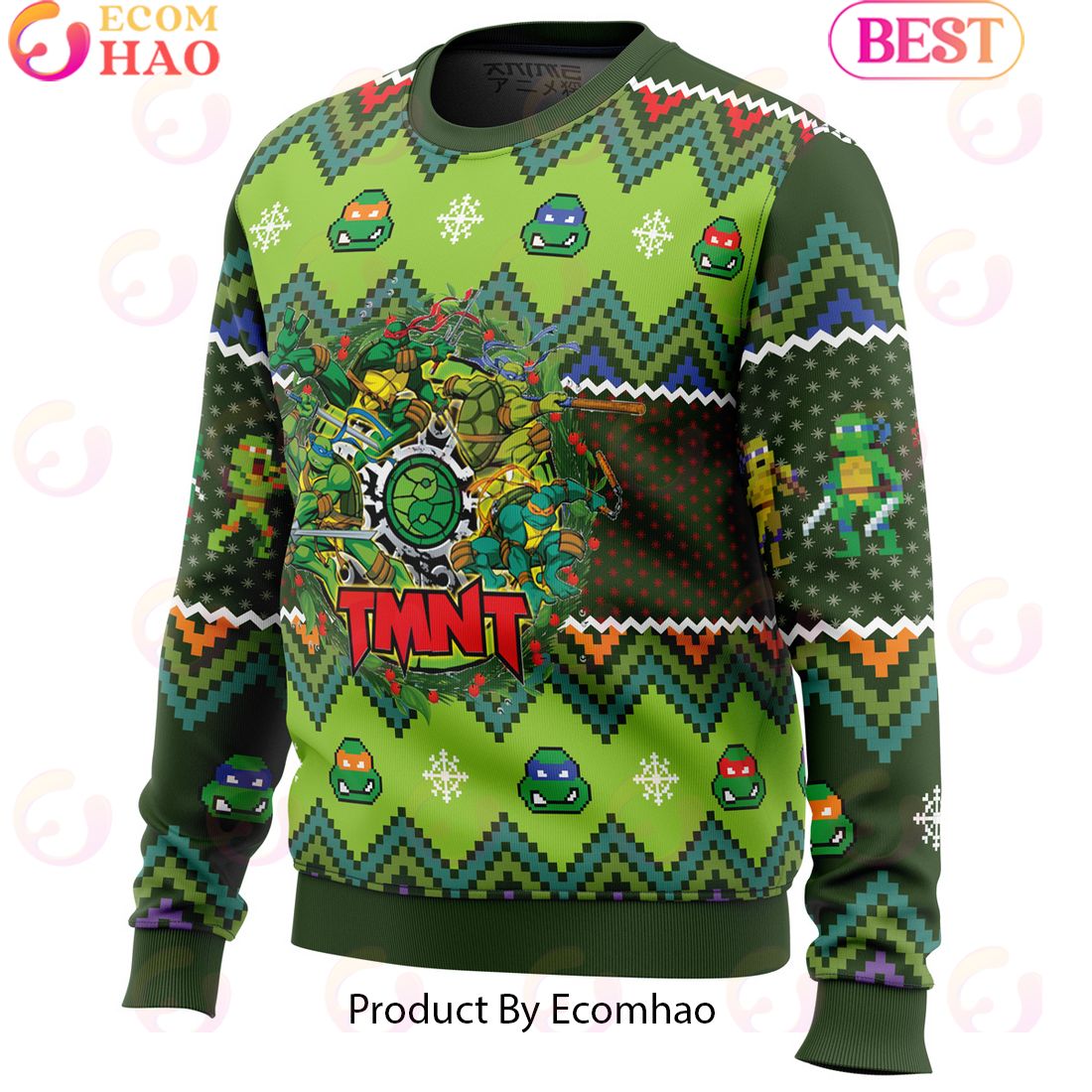 Teenage Mutant Ninja Turtles Ugly Christmas Sweater