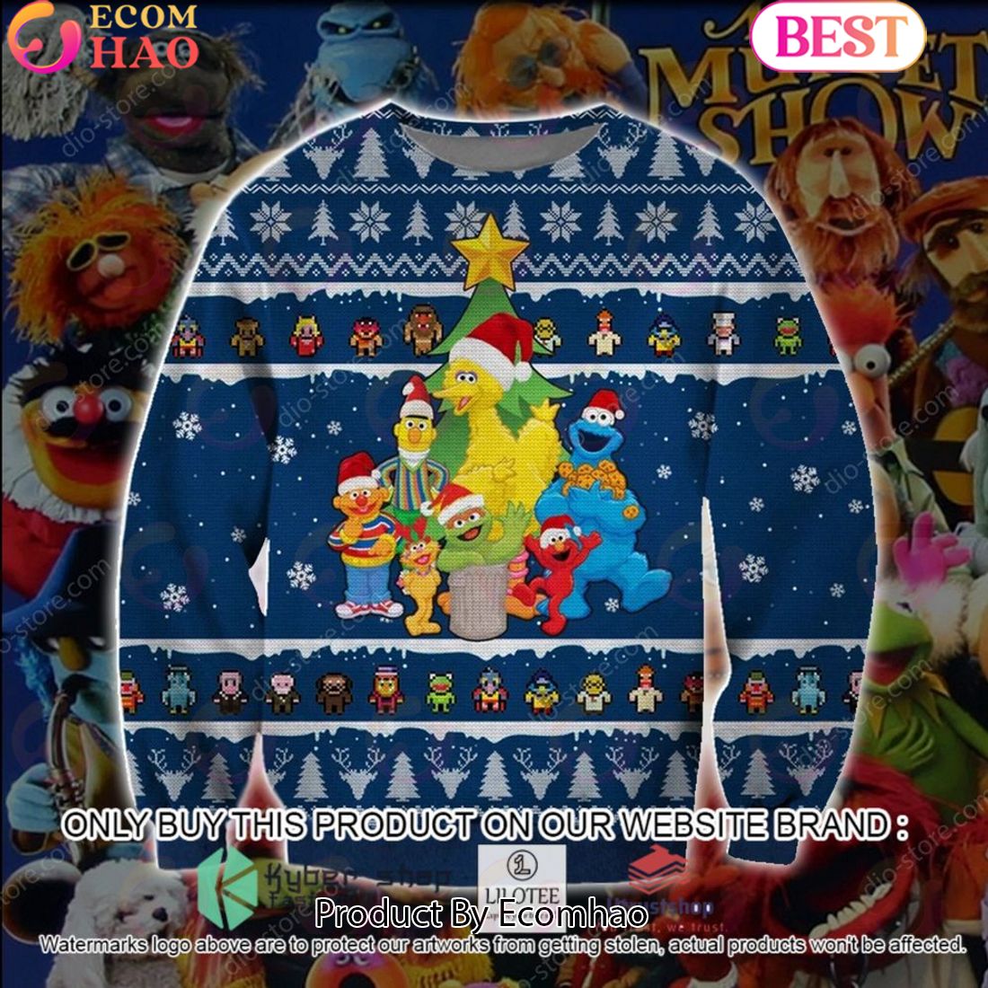 The Muppet Show Christmas Ugly Sweater