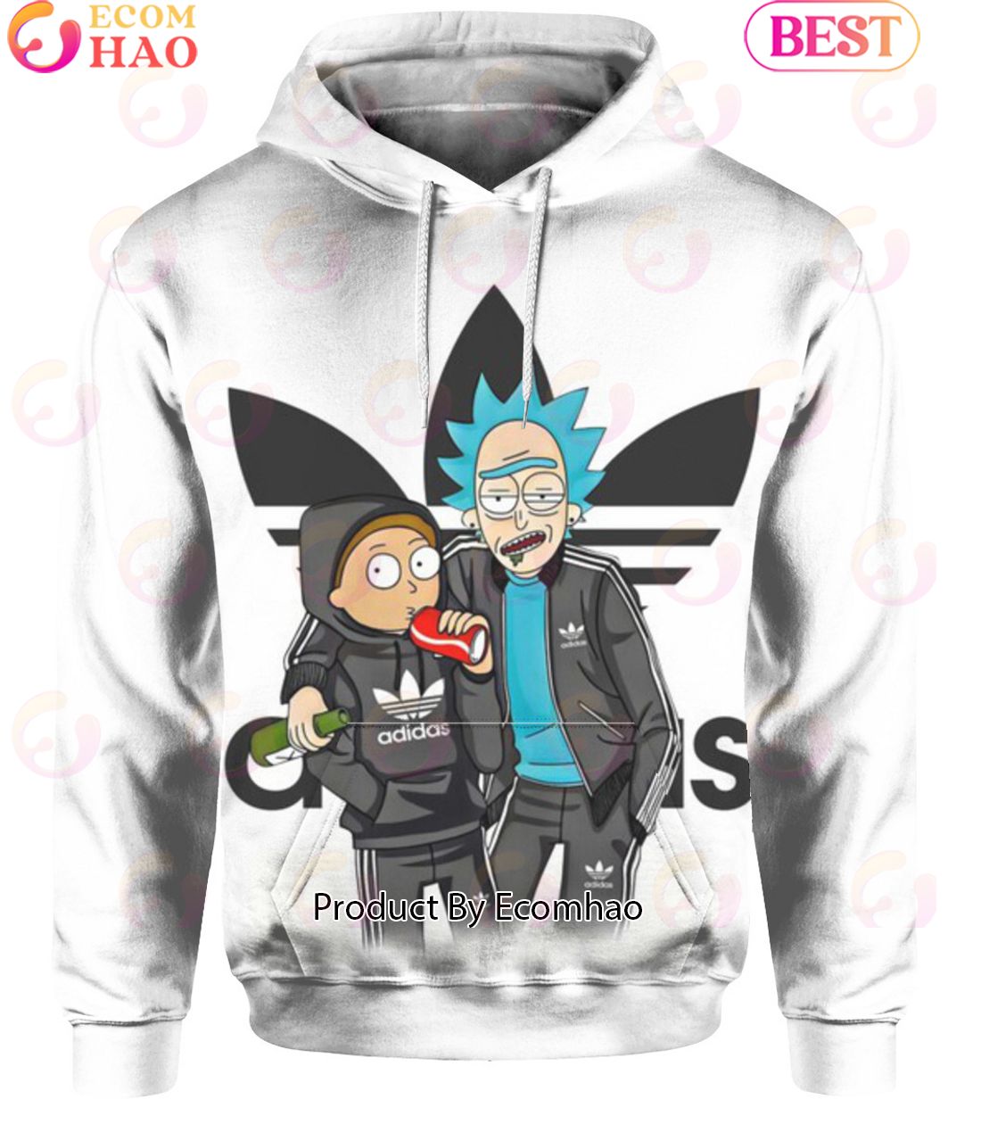 Rick And Morty Adidas Hoodie Luxury Items