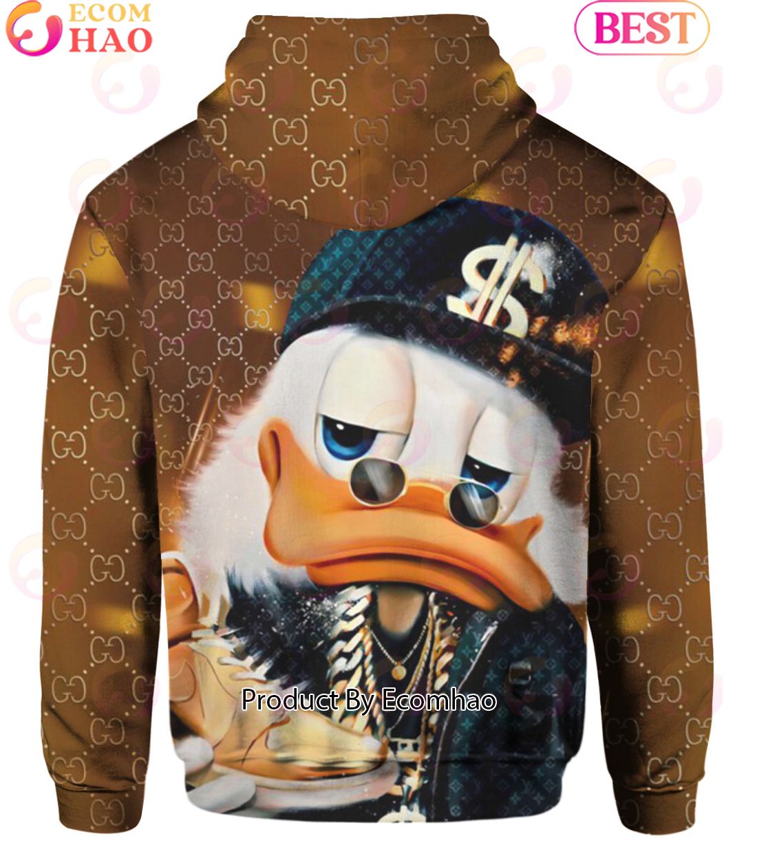 Scrooge Mcduck Gucci LV Hoodie Luxury Items