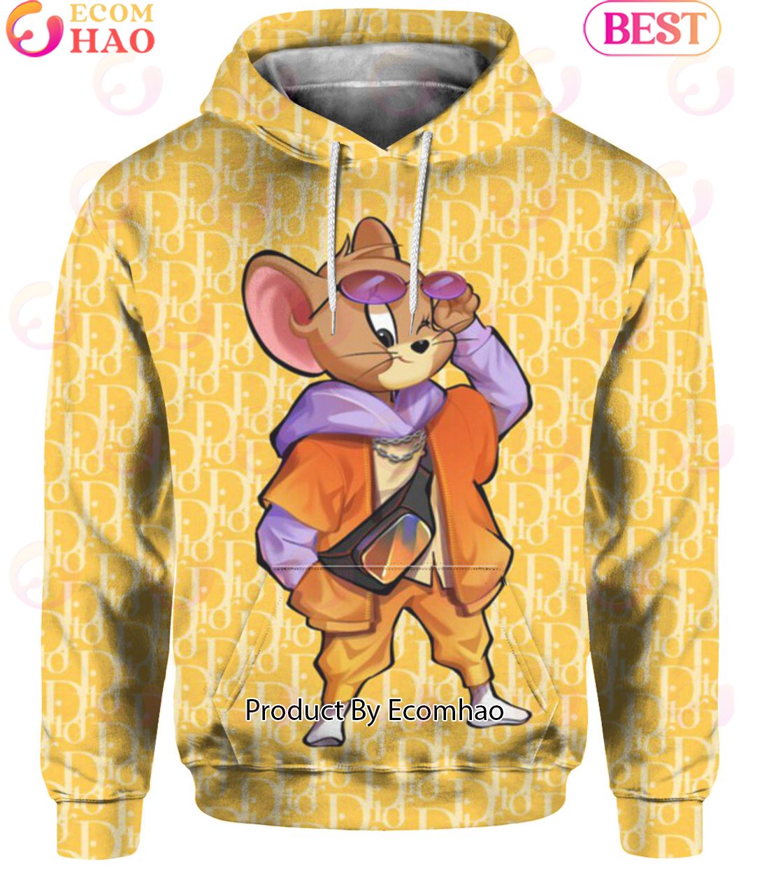 Tom & Jerry Cartoon Jerry Streetstyle Dior Hoodie