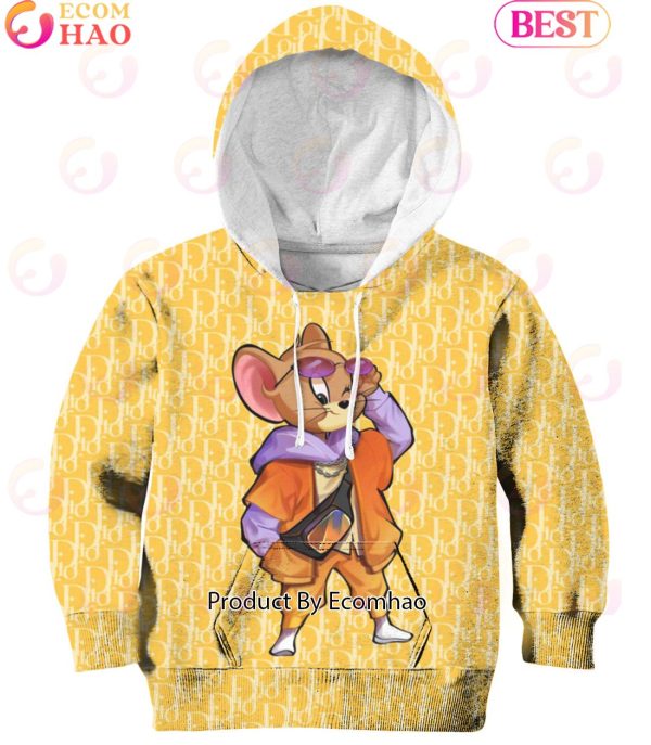 Tom & Jerry Cartoon Jerry Streetstyle Dior Hoodie
