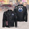 NHL Detroit Red Wings Belt Solid Zipper Street Leather Jacket NHL Detroit Red Wings Belt Solid Zipper Street Leather Jacket
