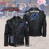 NHL St. Louis Blues Belt Solid Zipper Street Leather Jacket