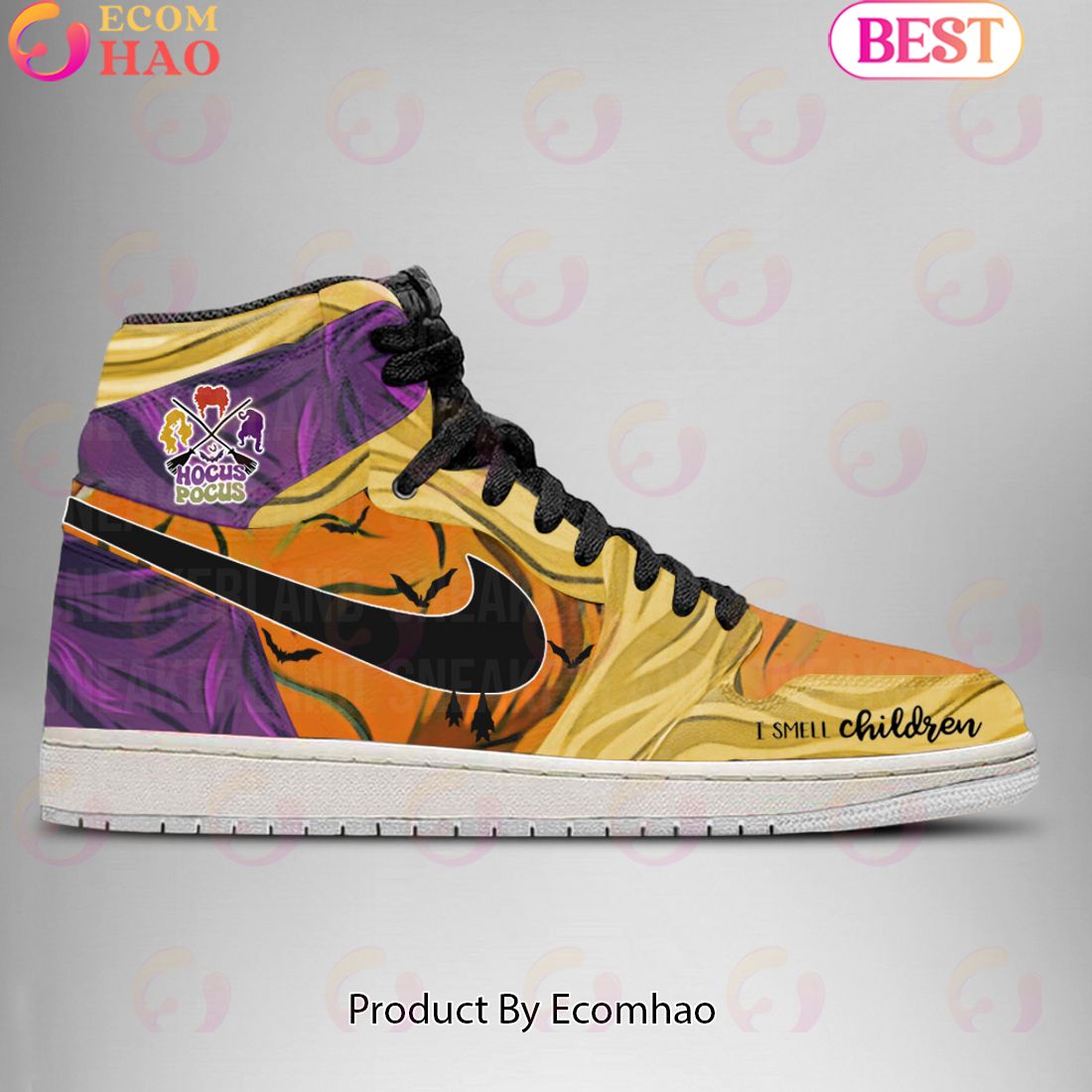 Halloween Hocus Pocus Air Jordan High Top Sneakers