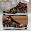 Halloween Horror Friends Air Jordan High Top Sneakers