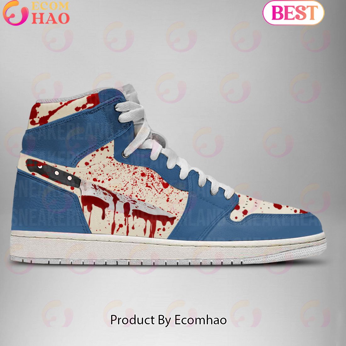 Halloween MICHAEL MYERS Knife DesignAir Jordan High Top Sneakers