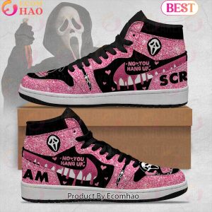 Halloween No You Hang Up Ghostface Scream High Top Sneakers