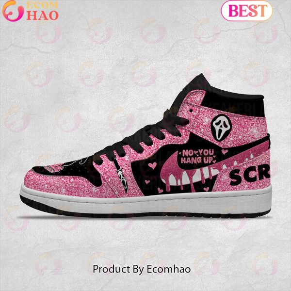 Halloween No You Hang Up Ghostface Scream High Top Sneakers