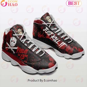 Just Kill It Friday The 13th Jason Voorhees Air Jordan 13 Sneakers