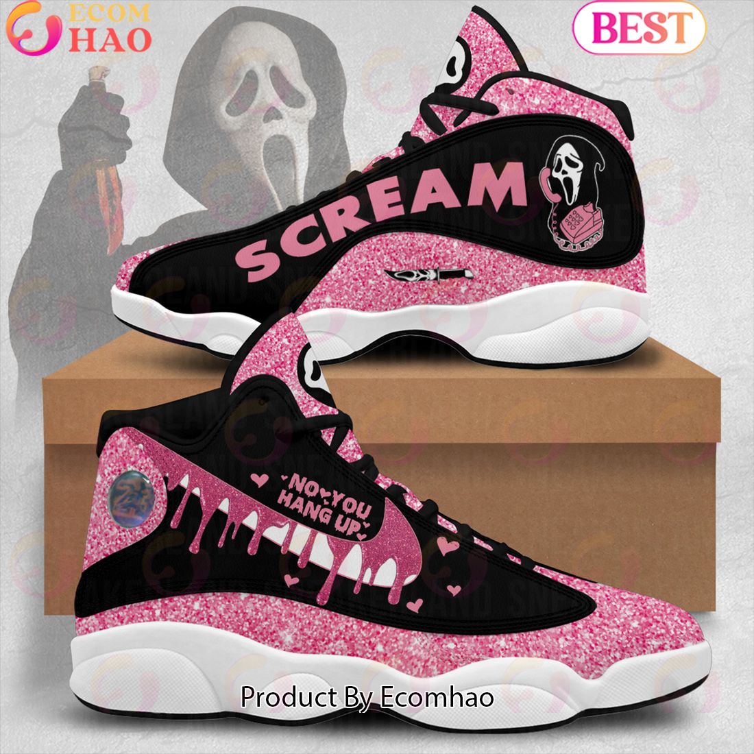 Scream Ghostface Air Jordan 13 Sneakers