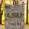 NCAA Miami Hurricanes Army Camo Fleece Blanket