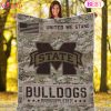 NCAA Michigan Wolverines Army Camo Fleece Blanket