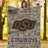 NCAA Ole Miss Rebels Army Camo Fleece Blanket