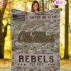 NCAA Oregon Ducks Army Camo Fleece Blanket