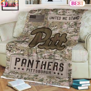 NCAA Pittsburgh Panthers Army Camo Tide Blanket