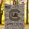 NCAA Stanford Cardinal Army Camo Fleece Blanket