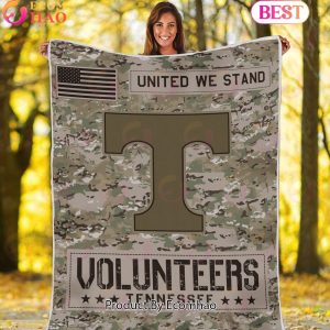 NCAA Tennessee Volunteers Army Camo Fleece Blanket