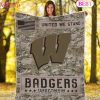 NCAA Nebraska Cornhuskers Army Camo Fleece Blanket NCAA Nebraska Cornhuskers Army Camo Fleece Blanket