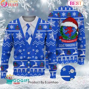 Cove Rangers F.C. Vest Design Ugly Christmas Sweater