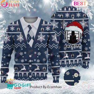 Falkirk F.C. Vest Design Ugly Christmas Sweater