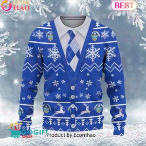 Greenock Morton F.C. Vest Design Ugly Christmas Sweater