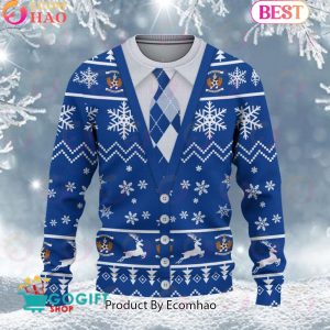 Kilmarnock F.C. Vest Design Ugly Christmas Sweater