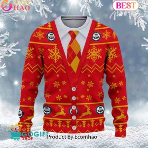 Partick Thistle F.C. Vest Design Ugly Christmas Sweater