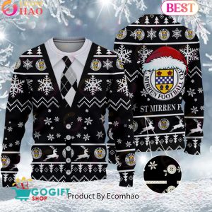 St Mirren F.C. Vest Design Ugly Christmas Sweater
