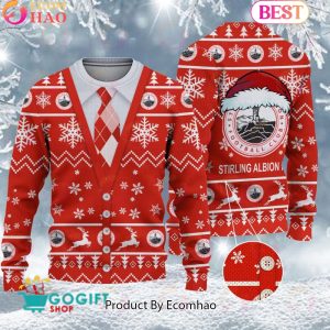 Stirling Albion F.C. Vest Design Ugly Christmas Sweater