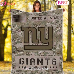 NFL New York Giants Army Camo Fleece Blanket NFL New York Giants Army Camo Fleece Blanket