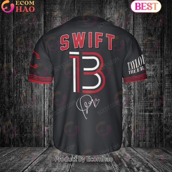Cincinnati Reds Taylor Swift Baseball Jersey Black