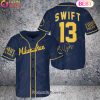 Miami Marlins Taylor Swift Baseball Jersey White Miami Marlins Taylor Swift Baseball Jersey White