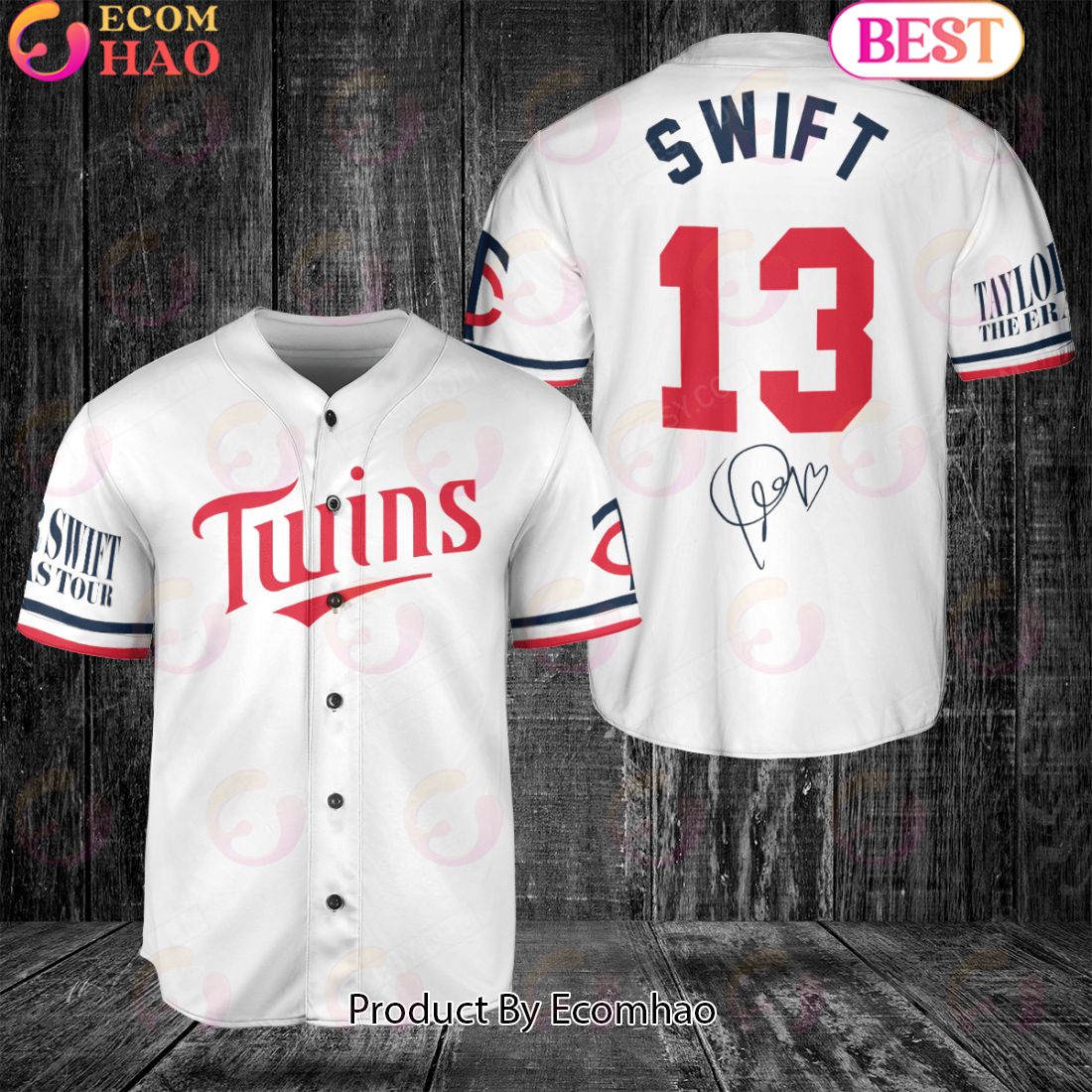 Minnesota Twins Taylor Swift x Minnesota Twins Baseball Jersey