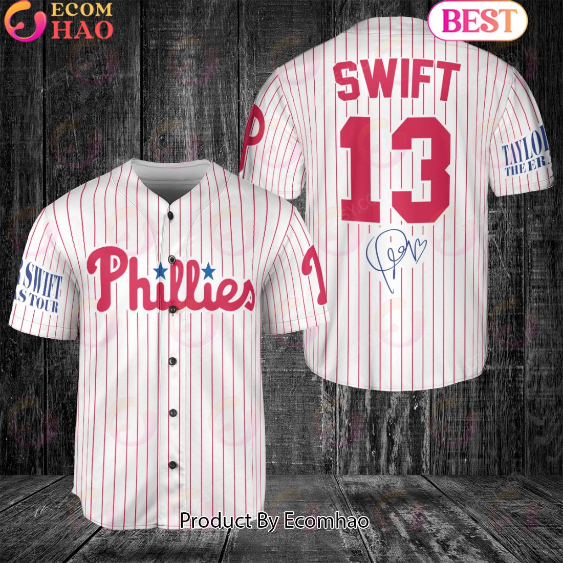 Philadelphia Phillies Taylor Swift x Philadelphia Phillies Baseball Jersey