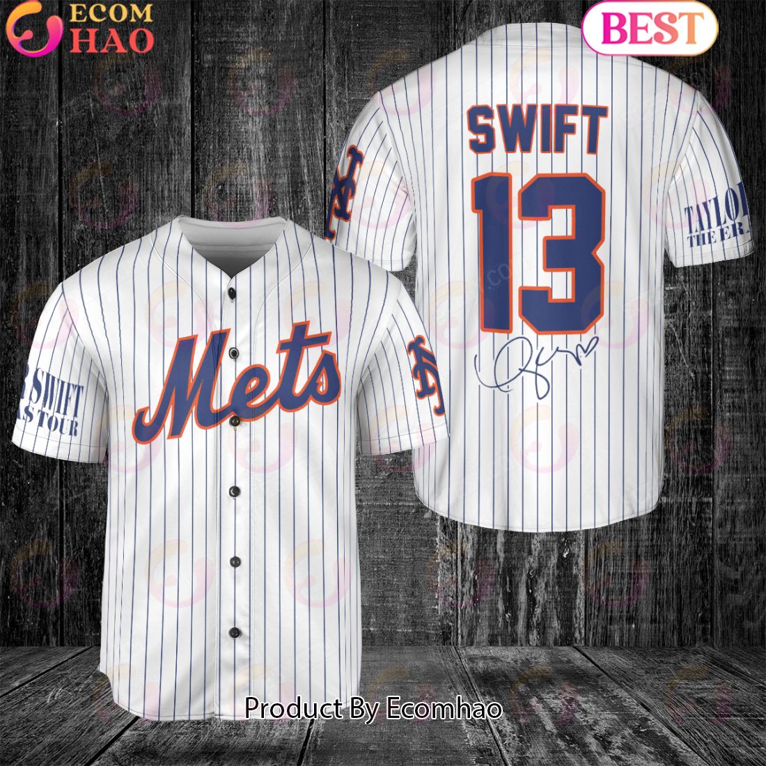 Taylor Swift x Mets Baseball Jersey