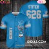 Green Bay Packers Lilo And Stitch Baseball Jersey White