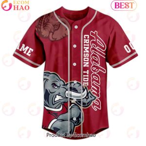 Personalized Alabama Crimson Tide Roll Tide Baseball Jersey