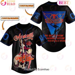 Personalized Devil’s Got a New Disguise Aerosmith Baseball Jersey Personalized Devil’s Got a New Disguise Aerosmith Baseball Jersey