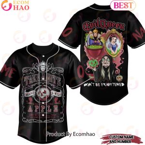 Personalized Evil Queen Take A Bite Make A Wish Baseball Jersey Personalized Evil Queen Take A Bite Make A Wish Baseball Jersey