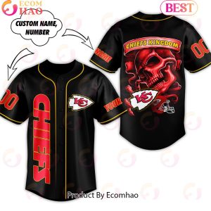 Personalized Kansas City Chiefs Kingdom Baseball Jersey