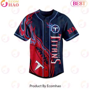 Personalized Tennessee Titans Titan Up Baseball Jersey