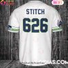 Tampa Bay Buccaneers Lilo And Stitch Baseball Jersey White