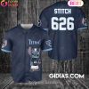 Washington Commanders Lilo And Stitch Baseball Jersey White