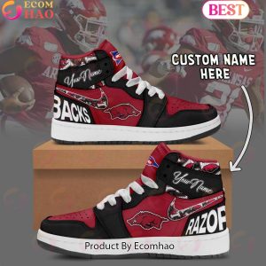 Customize NCAA Arkansas Razorbacks  Air Jordan 1 Shoes, Sneaker