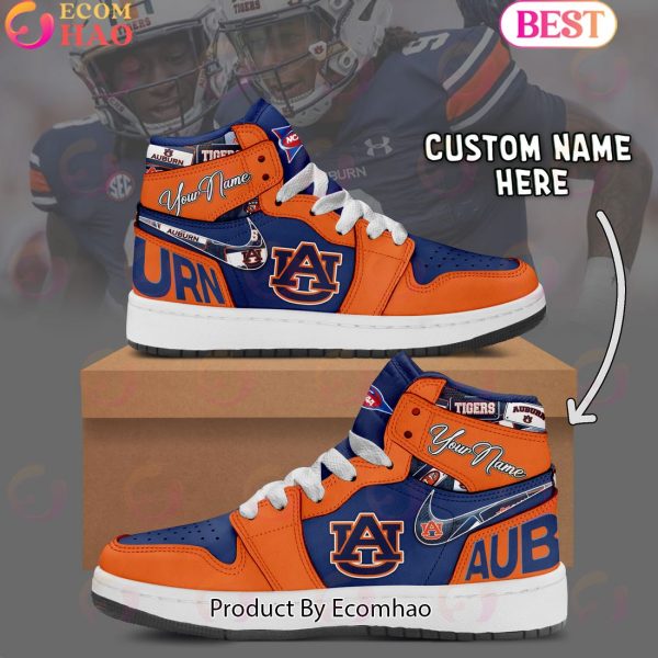 Customize NCAA Auburn Tigers  Air Jordan 1 Shoes, Sneaker