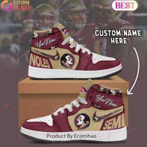 Customize NCAA Florida State Seminoles Air Jordan 1 Shoes, Sneaker