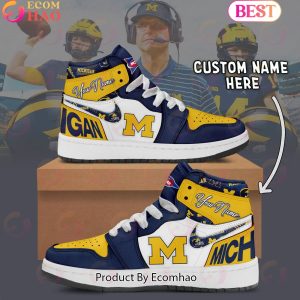 Customize NCAA Michigan Wolverines  Air Jordan 1 Shoes, Sneaker Michigan Wolverines