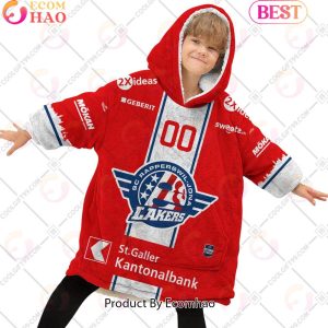 Personalized NL Hockey SCRJ Lakers Home jersey Style Oodie, Flanket, Blanket Hoodie, Snuggie